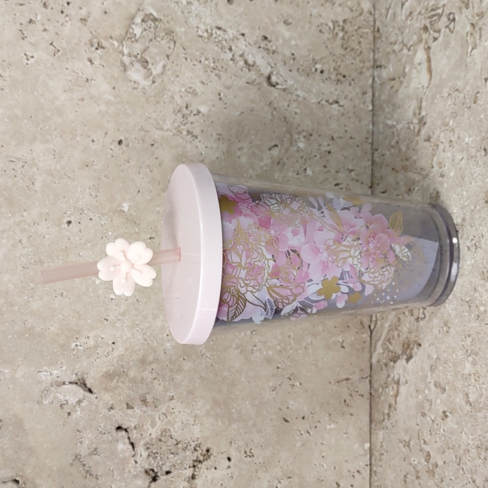 Starbucks 2018 Sakura Cherry Blossom 16oz Acrylic Tumbler